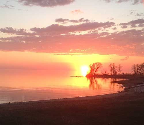 Sunset at Lake
